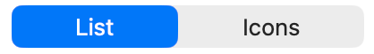 List/Icons